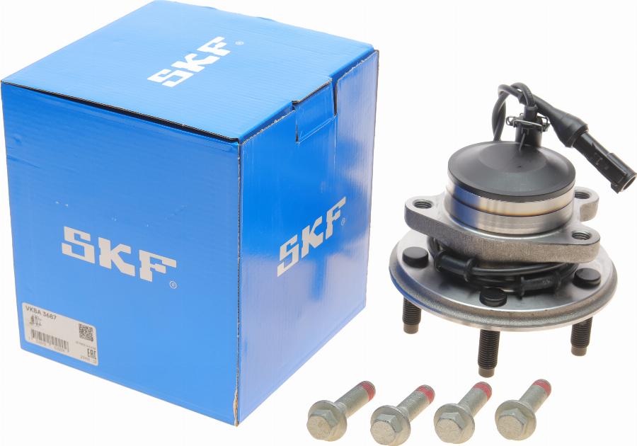 SKF VKBA 3687 - Riteņa rumbas gultņa komplekts ps1.lv