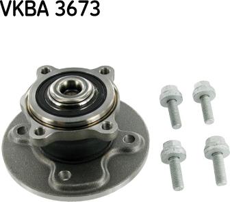 SKF VKBA 3673 - Riteņa rumbas gultņa komplekts ps1.lv