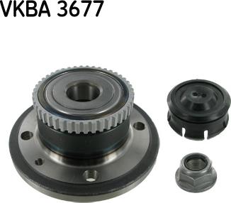 SKF VKBA 3677 - Riteņa rumbas gultņa komplekts ps1.lv