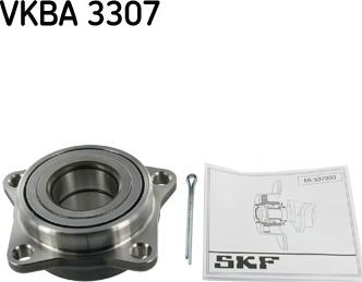 SKF VKBA 3307 - Riteņa rumbas gultņa komplekts ps1.lv