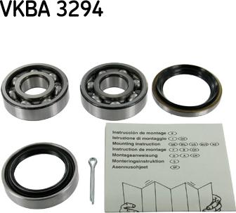 SKF VKBA 3294 - Riteņa rumbas gultņa komplekts ps1.lv