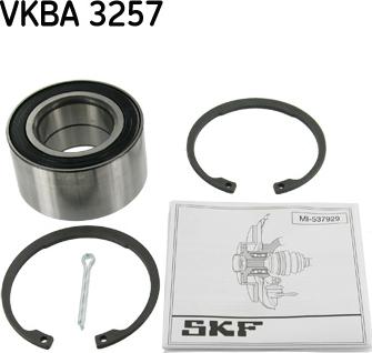 SKF VKBA 3257 - Riteņa rumbas gultņa komplekts ps1.lv