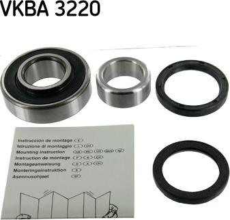 SKF VKBA 3220 - Riteņa rumbas gultņa komplekts ps1.lv