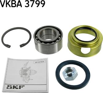 SKF VKBA 3799 - Riteņa rumbas gultņa komplekts ps1.lv