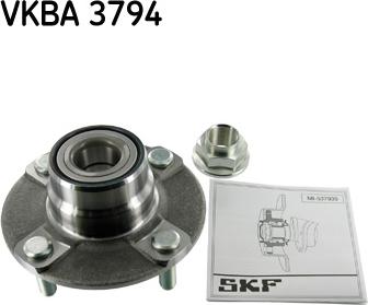 SKF VKBA 3794 - Riteņa rumbas gultņa komplekts ps1.lv