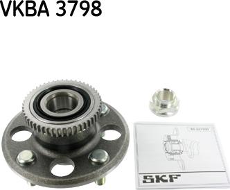 SKF VKBA 3798 - Riteņa rumbas gultņa komplekts ps1.lv