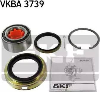 SKF VKBA 3739 - Riteņa rumbas gultņa komplekts ps1.lv