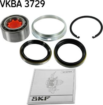 SKF VKBA 3729 - Riteņa rumbas gultņa komplekts ps1.lv