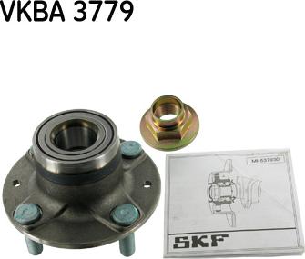 SKF VKBA 3779 - Riteņa rumbas gultņa komplekts ps1.lv