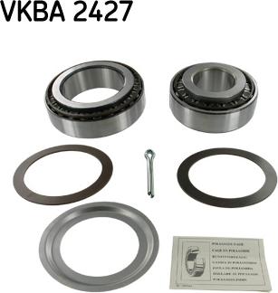 SKF VKBA 2427 - Riteņa rumbas gultņa komplekts ps1.lv