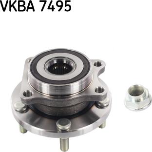 SKF VKBA 7495 - Riteņa rumbas gultņa komplekts ps1.lv