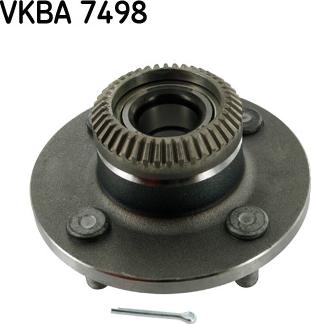 SKF VKBA 7498 - Riteņa rumbas gultņa komplekts ps1.lv