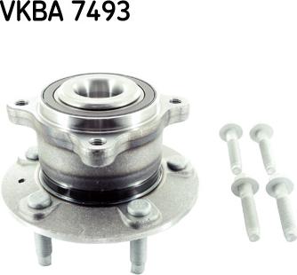 SKF VKBA 7493 - Riteņa rumbas gultņa komplekts ps1.lv