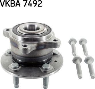 SKF VKBA 7492 - Riteņa rumbas gultņa komplekts ps1.lv