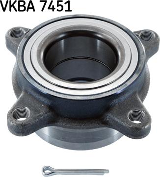 SKF VKBA 7451 - Riteņa rumbas gultņa komplekts ps1.lv