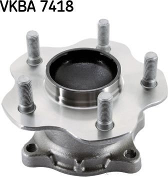 SKF VKBA 7418 - Riteņa rumbas gultņa komplekts ps1.lv