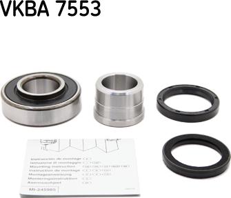 SKF VKBA 7553 - Riteņa rumbas gultņa komplekts ps1.lv