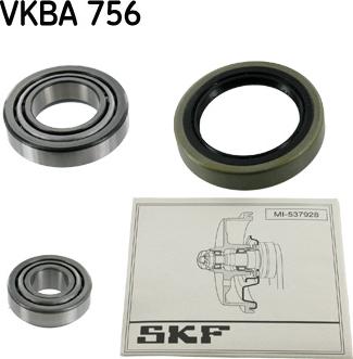 SKF VKBA 756 - Riteņa rumbas gultņa komplekts ps1.lv