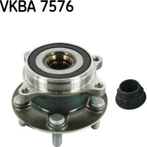 SKF VKBA 7576 - Riteņa rumbas gultņa komplekts ps1.lv