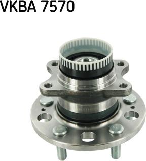 SKF VKBA 7570 - Riteņa rumbas gultņa komplekts ps1.lv