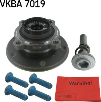 SKF VKBA 7019 - Riteņa rumbas gultņa komplekts ps1.lv