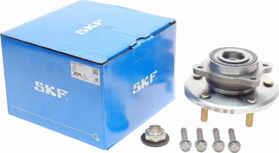 SKF VKBA 7015 - Riteņa rumbas gultņa komplekts ps1.lv