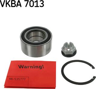 SKF VKBA 7013 - Riteņa rumbas gultņa komplekts ps1.lv