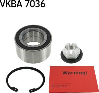 SKF VKBA 7036 - Riteņa rumbas gultņa komplekts ps1.lv