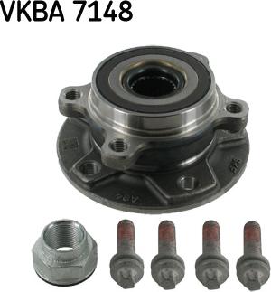 SKF VKBA 7148 - Riteņa rumbas gultņa komplekts ps1.lv