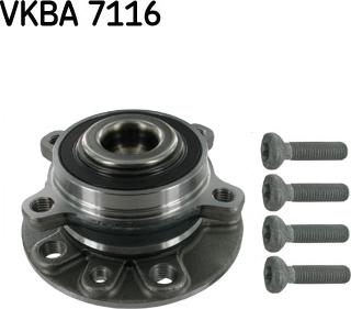 SKF VKBA 7116 - Riteņa rumbas gultņa komplekts ps1.lv