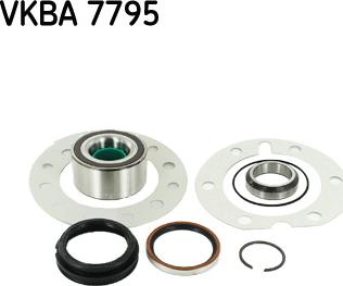 SKF VKBA 7795 - Riteņa rumbas gultņa komplekts ps1.lv