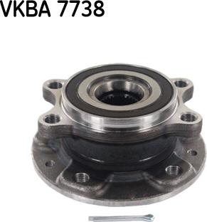 SKF VKBA 7738 - Riteņa rumbas gultņa komplekts ps1.lv