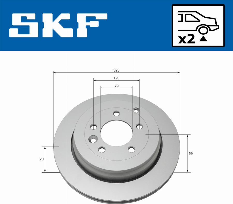 SKF VKBD 90316 V2 - Bremžu diski ps1.lv