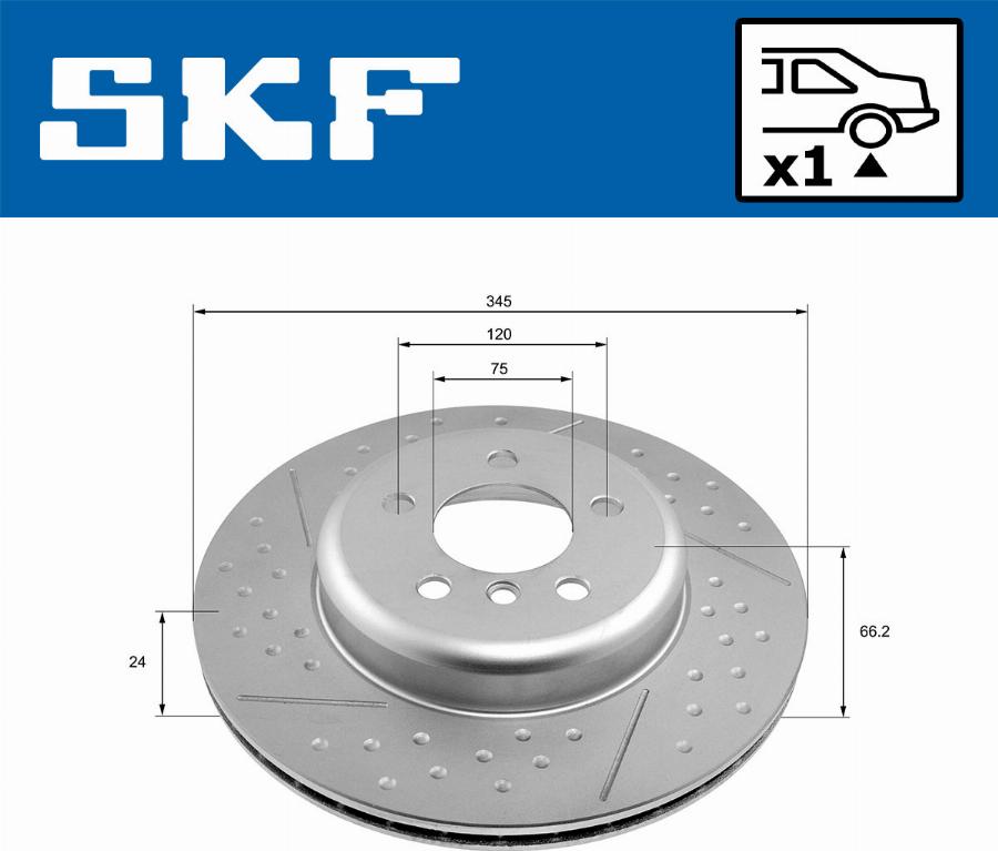 SKF VKBD 90268 V1 - Bremžu diski ps1.lv