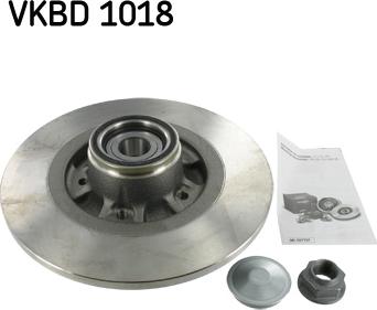 SKF VKBD 1018 - Bremžu diski ps1.lv