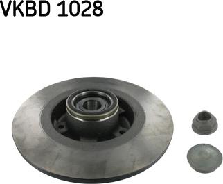 SKF VKBD 1028 - Bremžu diski ps1.lv