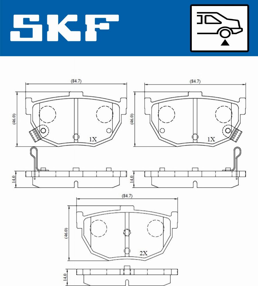 SKF VKBP 90483 A - Bremžu uzliku kompl., Disku bremzes ps1.lv