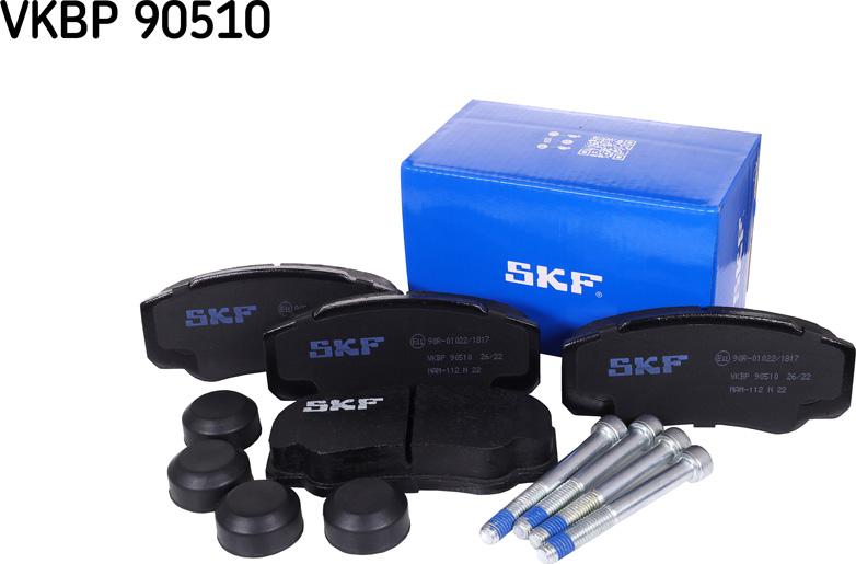 SKF VKBP 90510 - Bremžu uzliku kompl., Disku bremzes ps1.lv