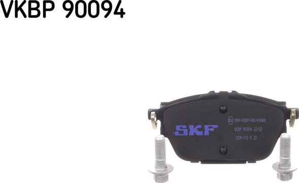 SKF VKBP 90094 - Bremžu uzliku kompl., Disku bremzes ps1.lv