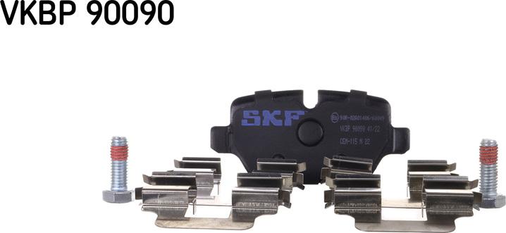 SKF VKBP 90090 - Bremžu uzliku kompl., Disku bremzes ps1.lv