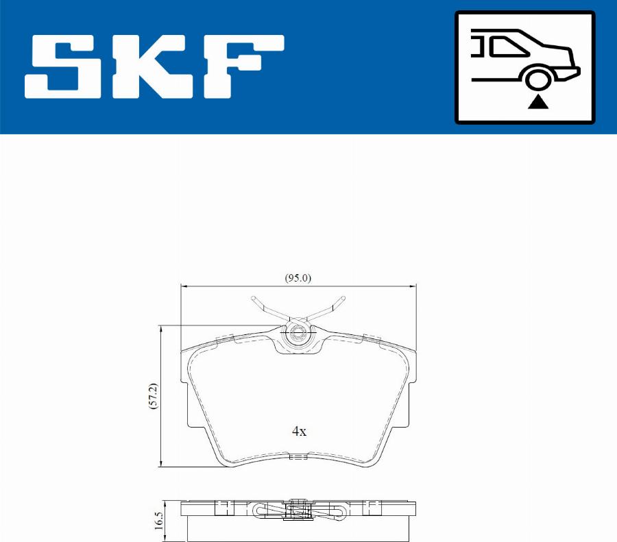 SKF VKBP 90021 - Bremžu uzliku kompl., Disku bremzes ps1.lv