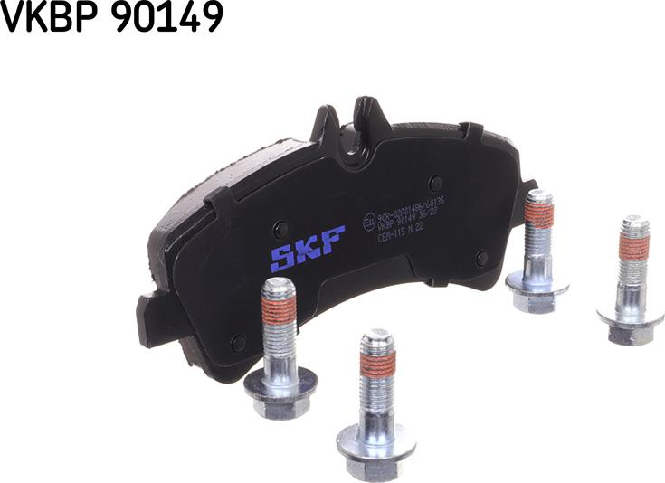 SKF VKBP 90149 - Bremžu uzliku kompl., Disku bremzes ps1.lv