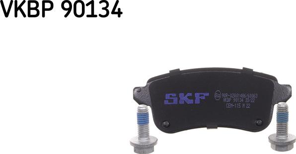 SKF VKBP 90134 - Bremžu uzliku kompl., Disku bremzes ps1.lv