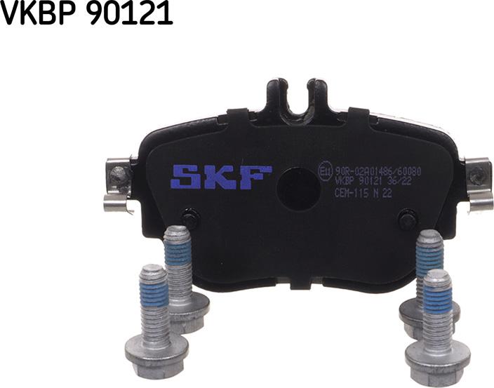 SKF VKBP 90121 - Bremžu uzliku kompl., Disku bremzes ps1.lv