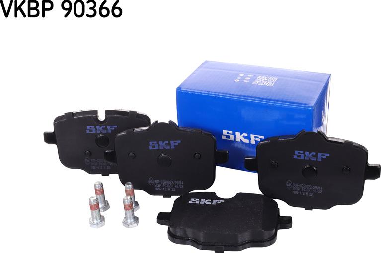 SKF VKBP 90366 - Bremžu uzliku kompl., Disku bremzes ps1.lv