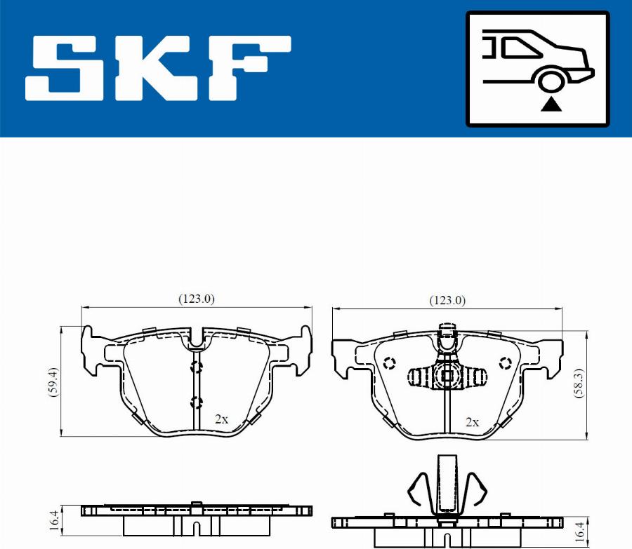 SKF VKBP 90372 - Bremžu uzliku kompl., Disku bremzes ps1.lv