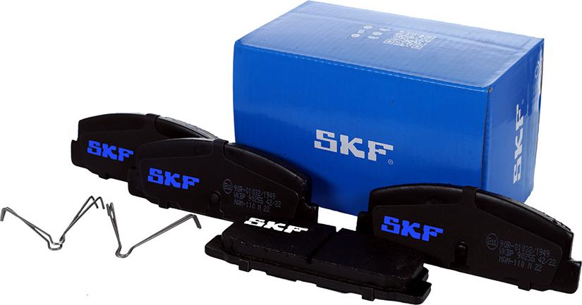 SKF VKBP 90255 - Bremžu uzliku kompl., Disku bremzes ps1.lv