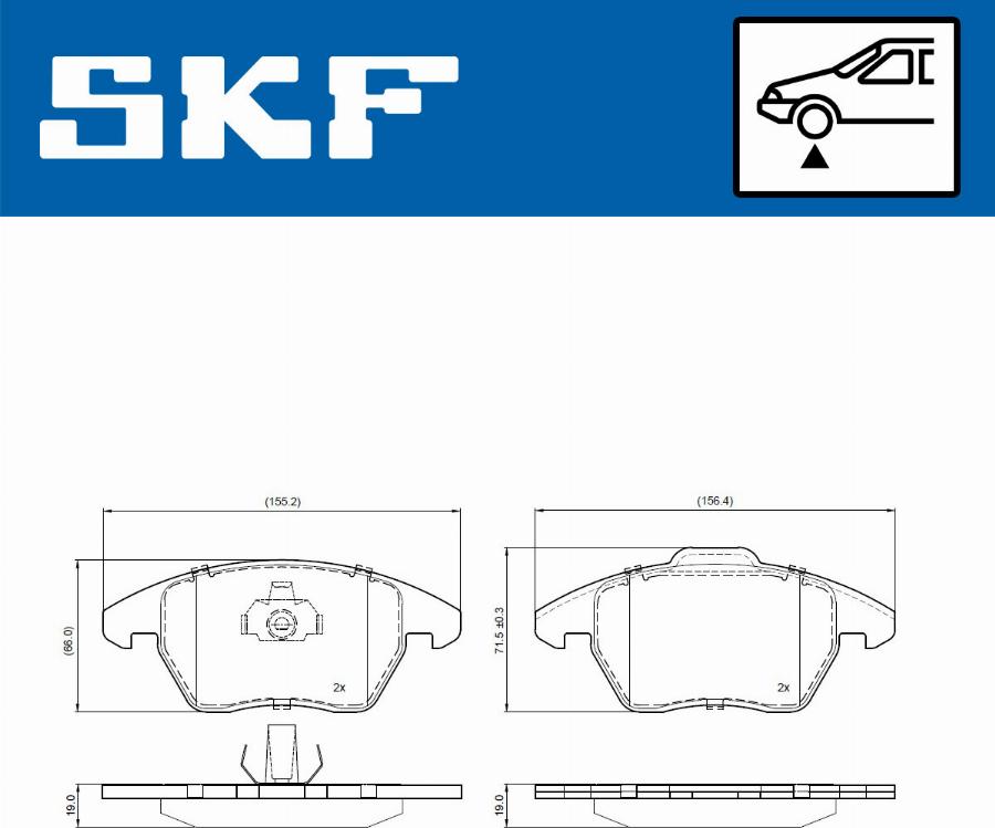 SKF VKBP 80948 - Bremžu uzliku kompl., Disku bremzes ps1.lv