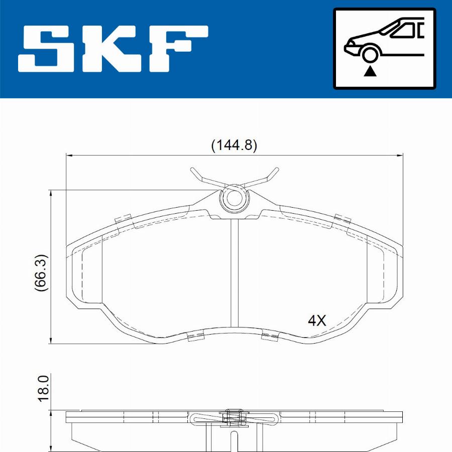 SKF VKBP 80962 - Bremžu uzliku kompl., Disku bremzes ps1.lv