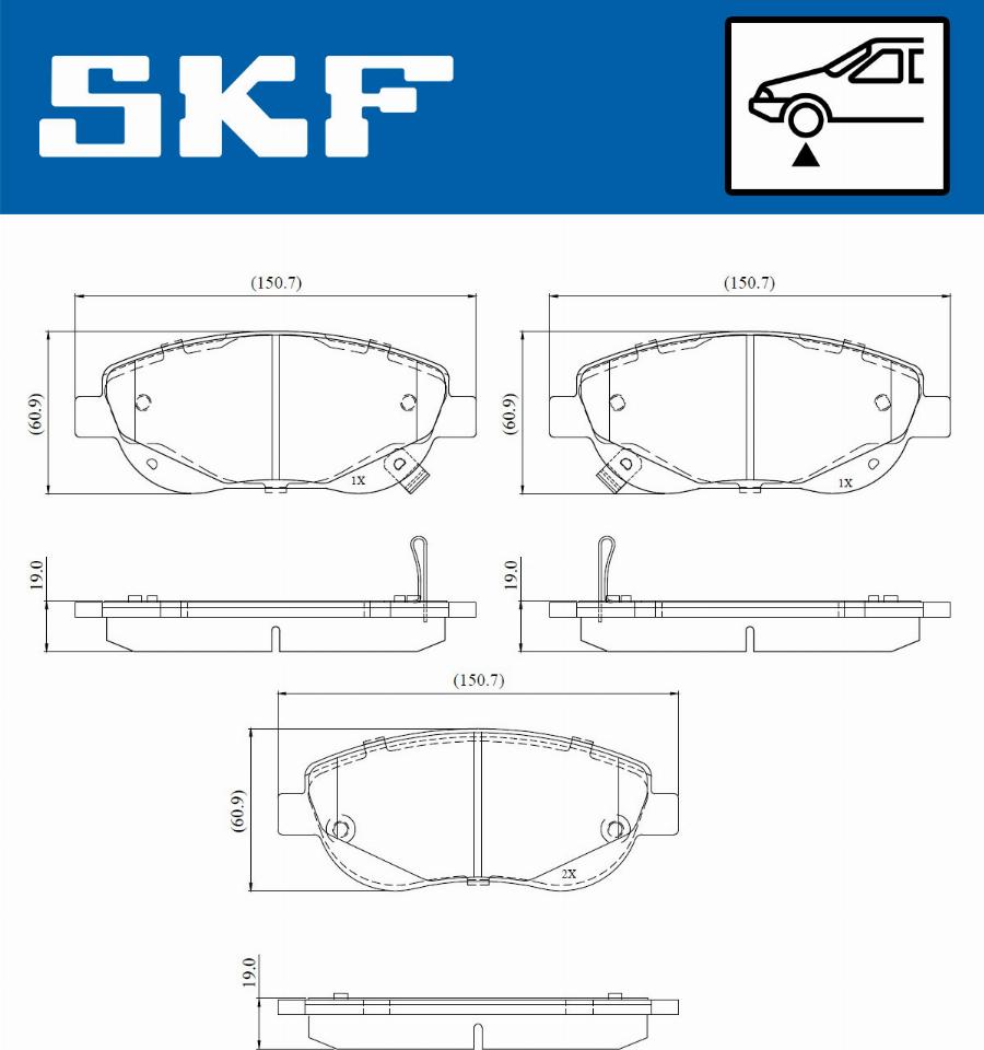 SKF VKBP 80922 A - Bremžu uzliku kompl., Disku bremzes ps1.lv